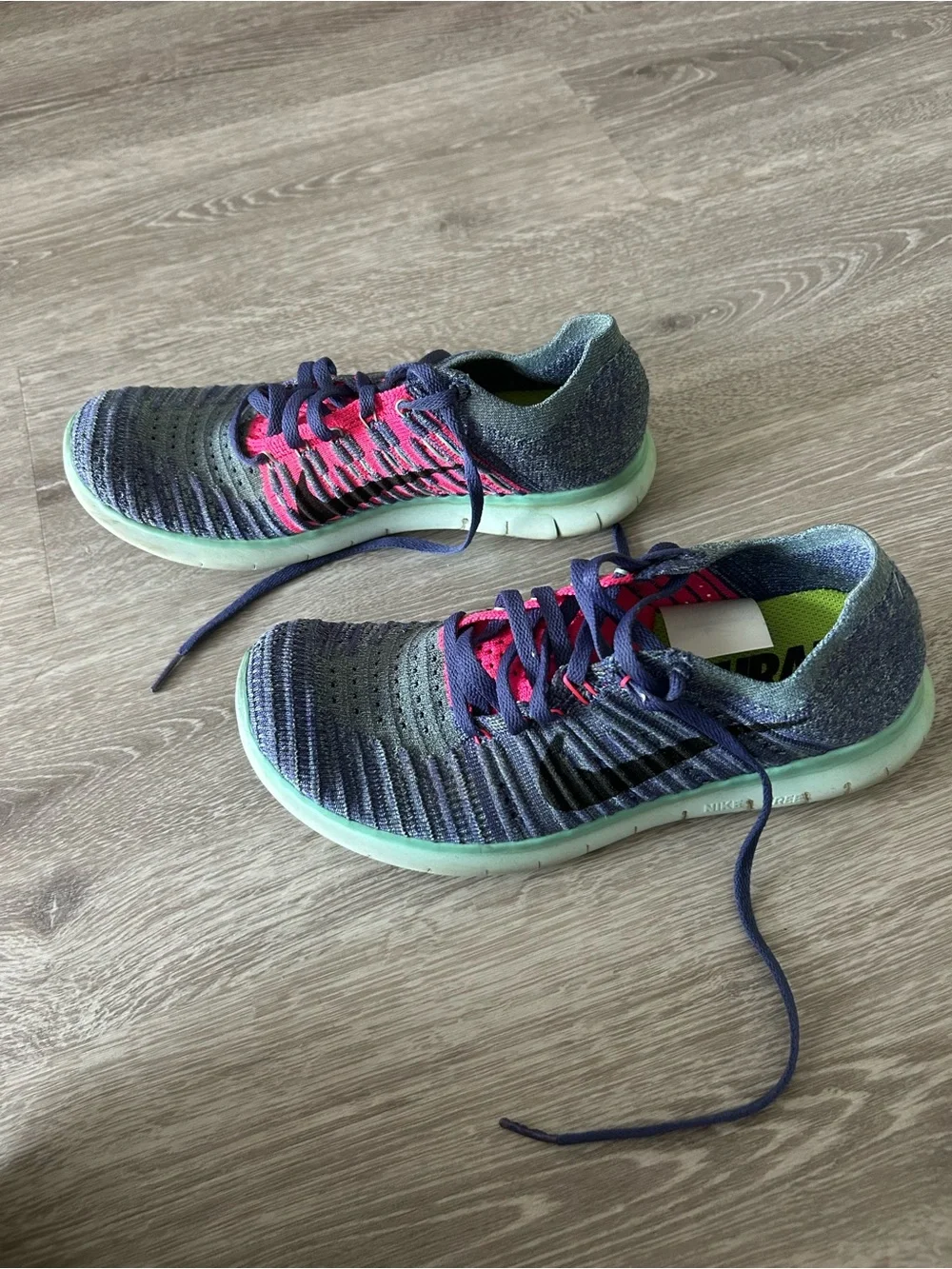 Nike Women's RN Flyknit Running Sneakers - Picture 2 of 6